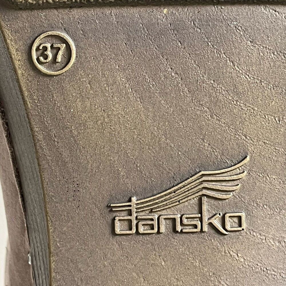 Dansko Sammy Clogs Womens Slip On Comfort Open Heel Casual Shoes Nubuck Leather - Picture 12 of 13